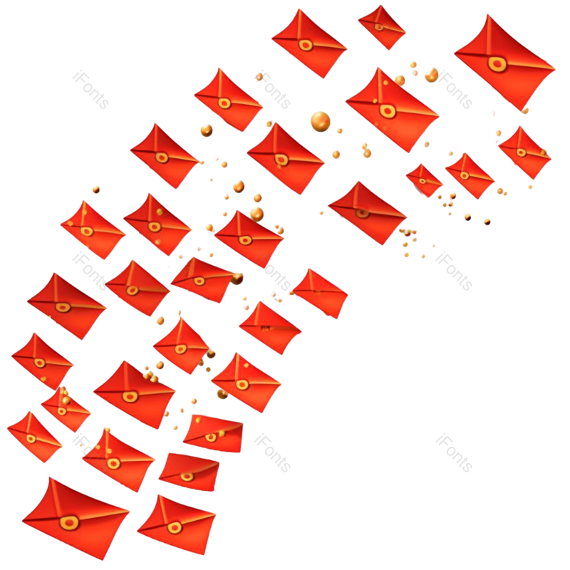 618图片,喜庆元素,送礼PNG,元旦免抠素材